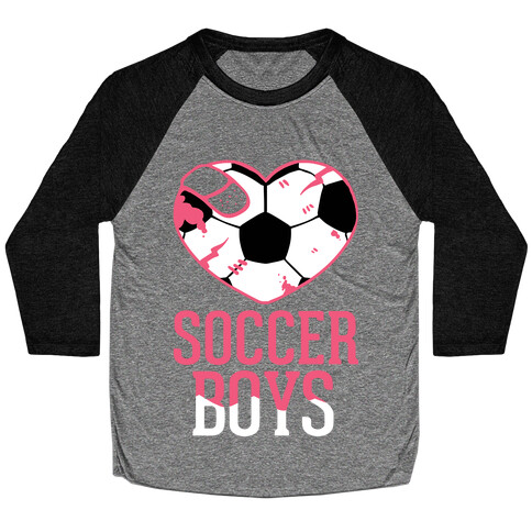 Soccer Boys Baseball Tee