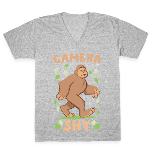 Camera Shy V-Neck Tee Shirt