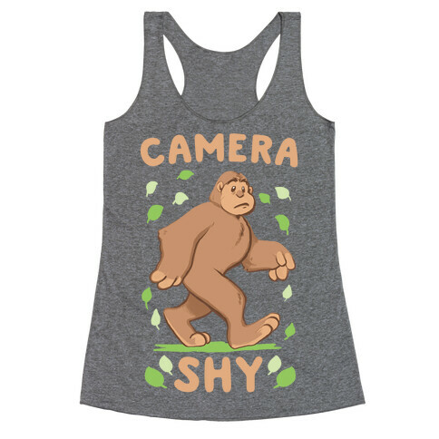 Camera Shy Racerback Tank Top