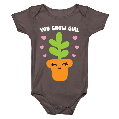 You Grow Girl Baby One-Piece