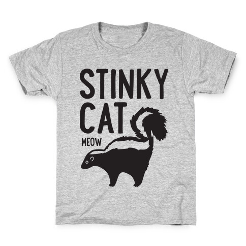 Stinky Cat Skunk Kids T-Shirt