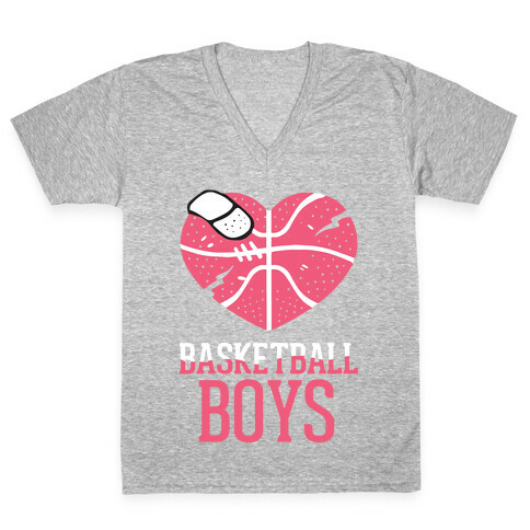 Basketball Boys V-Neck Tee Shirt
