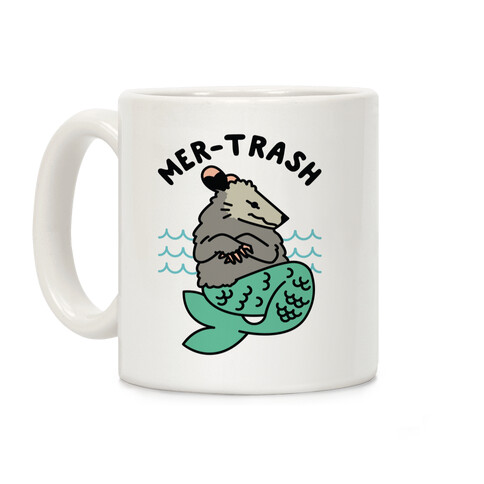 Mer-Trash Opossum Coffee Mug