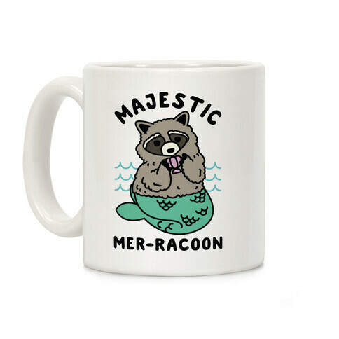 Mer-Trash Raccoon Coffee Mug