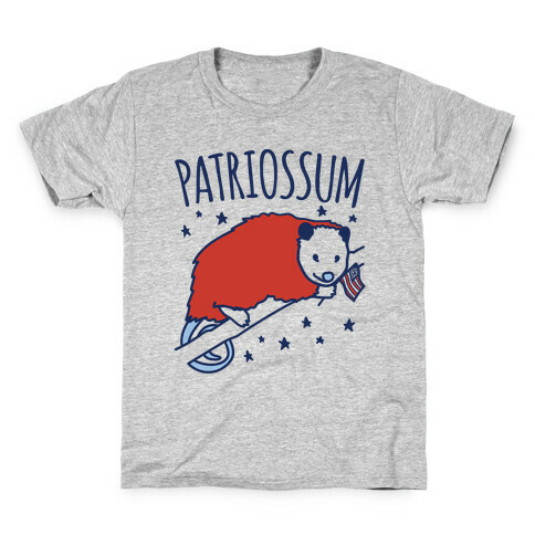 Patriossum Patriotic Opossum Parody  Kids T-Shirt