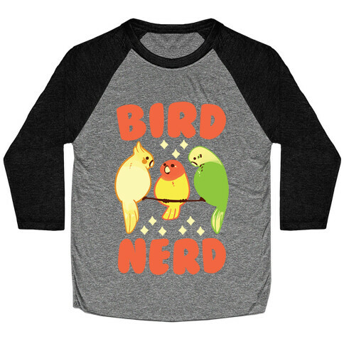 Bird Nerd Baseball Tee