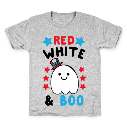 Red, White and Boo Kids T-Shirt