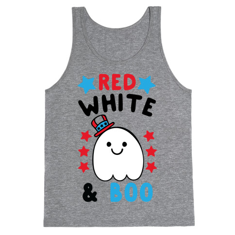 Red, White and Boo Tank Top