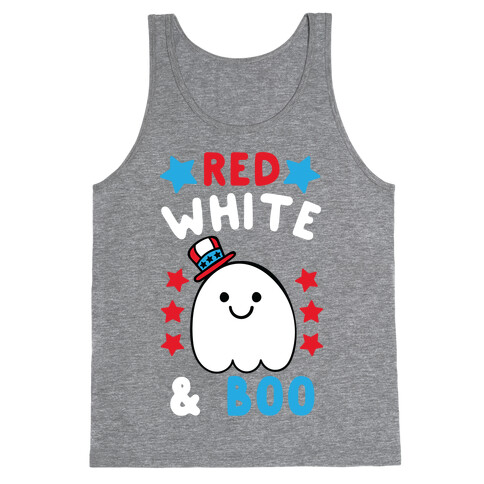Red, White and Boo Tank Top