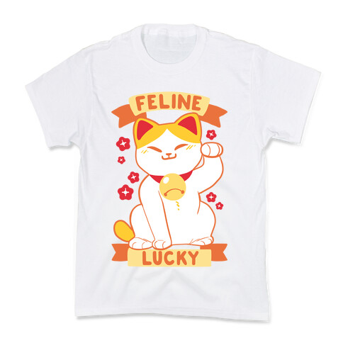 Feline Lucky Kids T-Shirt