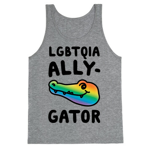 LGBTQIA Ally-Gator  Tank Top