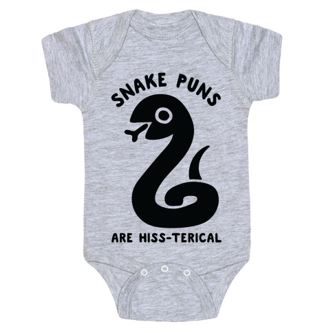 Snake Jokes Are Hiss-terical Baby One-Piece