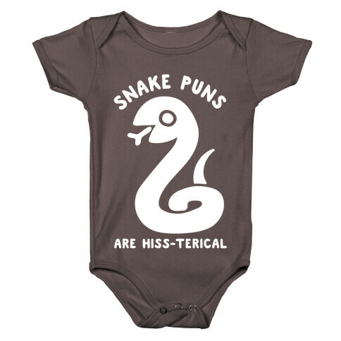 Snake Jokes Are Hiss-terical Baby One-Piece