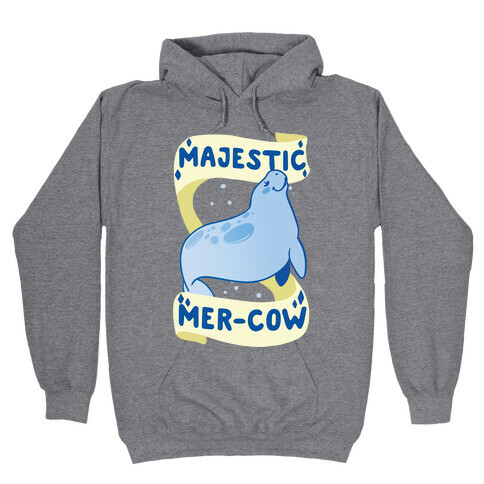 Majestic Mer-Cow Hooded Sweatshirt