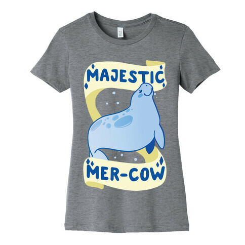 Majestic Mer-Cow Womens T-Shirt