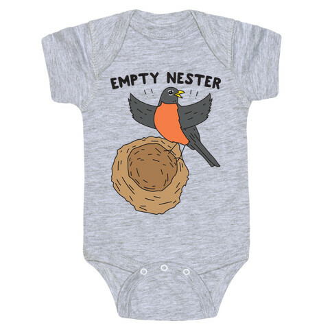 Empty Nester Happy Robin Baby One-Piece