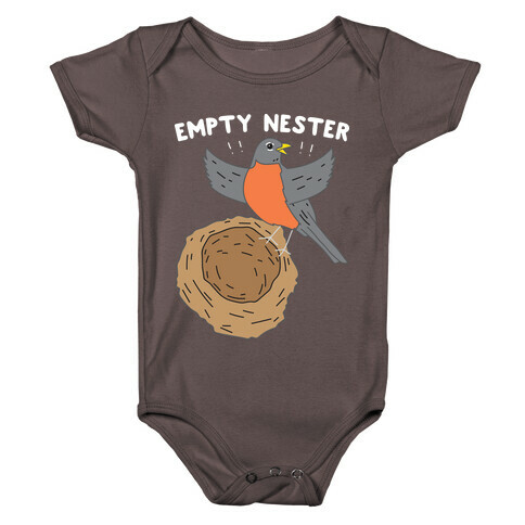 Empty Nester Happy Robin Baby One-Piece