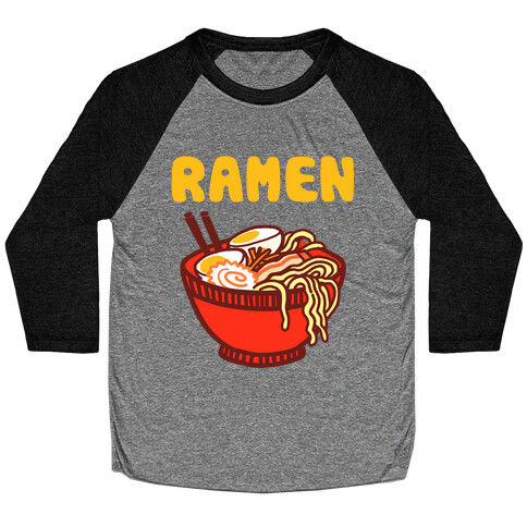 Ramen Noodle Bowl Baseball Tee