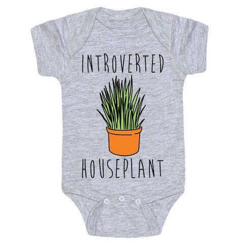 Introverted Houseplant  Baby One-Piece