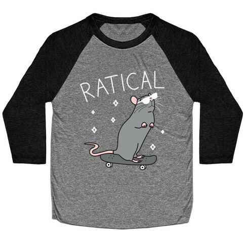  Ratical Rat Baseball Tee