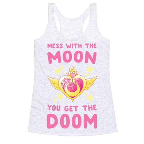 Mess With the Moon, You Get the Doom Racerback Tank Top