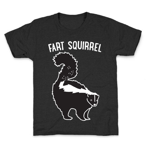 Fart Squirrel Skunk Kids T-Shirt