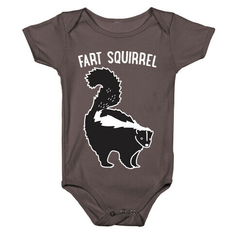 Fart Squirrel Skunk Baby One-Piece
