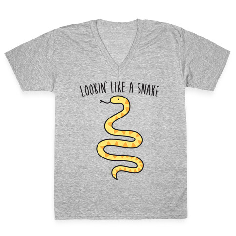 Lookin' Like A Snake V-Neck Tee Shirt