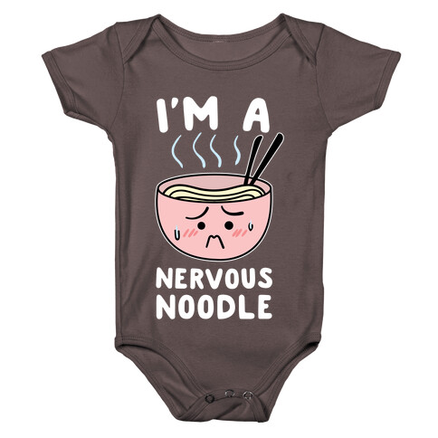 I'm a Nervous Noodle Baby One-Piece
