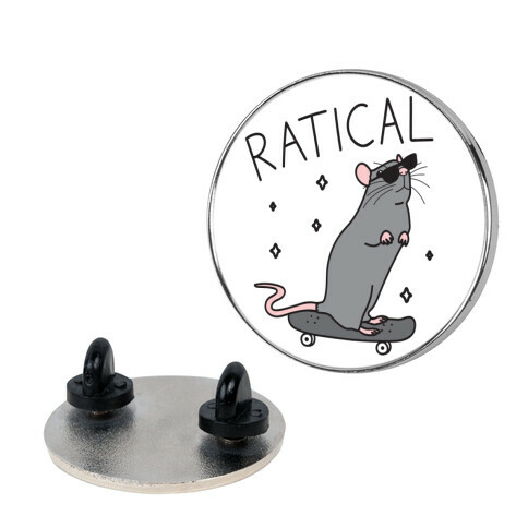 Ratical Rat Pin