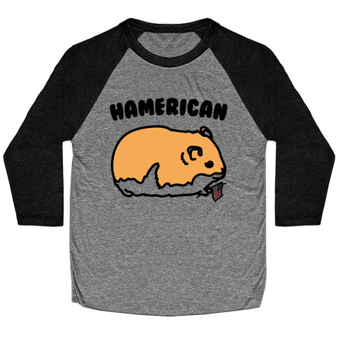 Hamerican Parody Baseball Tee