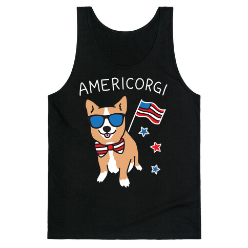 AmeriCorgi Patriotic Corgi Tank Top