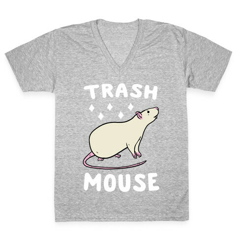 Trash Mouse V-Neck Tee Shirt