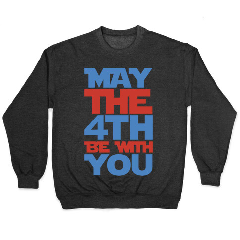 May The 4th Be With You Parody White Print Pullover