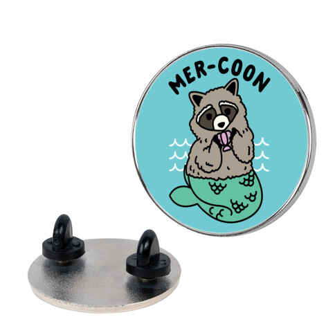  Mer-Trash Raccoon Pin