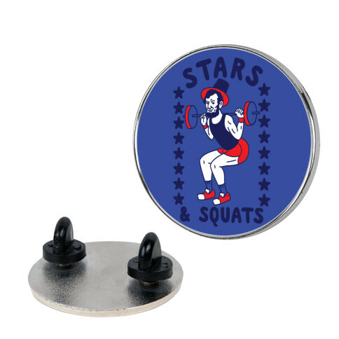 Stars and Squats Pin