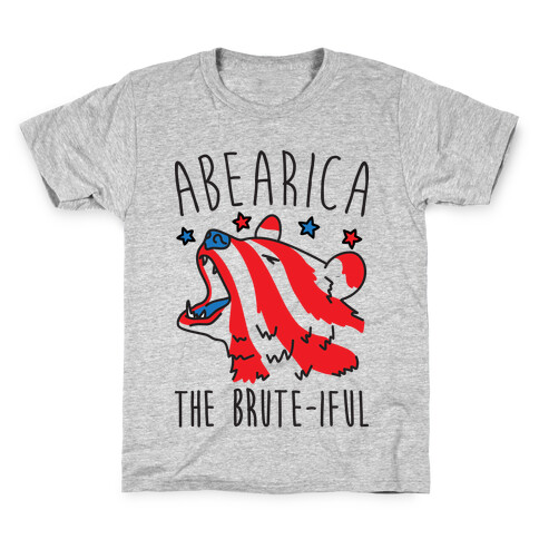 ABEARica The Brute-iful Merica Bear Kids T-Shirt