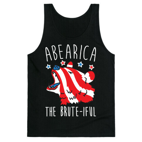 ABEARica The Brute-iful Merica Bear Tank Top