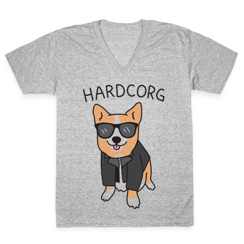 Hardcorg  V-Neck Tee Shirt