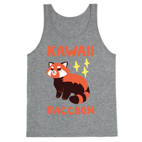 Kawaii Raccoon - Red Panda Tank Top