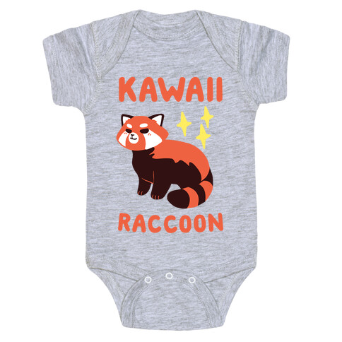 Kawaii Raccoon - Red Panda Baby One-Piece