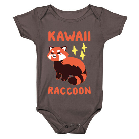 Kawaii Raccoon - Red Panda Baby One-Piece