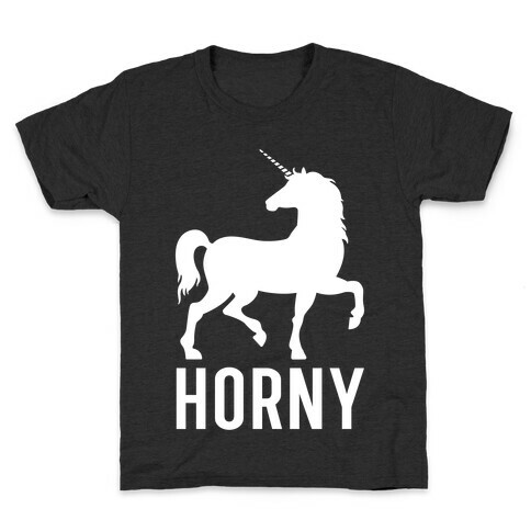 Horny Unicorn Kids T-Shirt