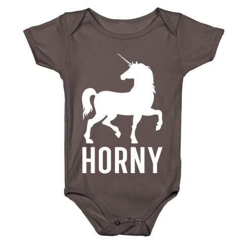 Horny Unicorn Baby One-Piece