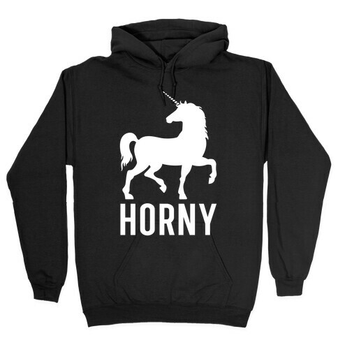 Horny Unicorn Hooded Sweatshirt