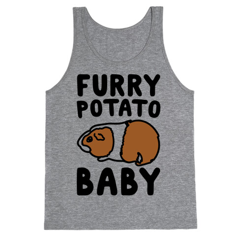 Furry Potato Baby Guinea Pig Parody Tank Top