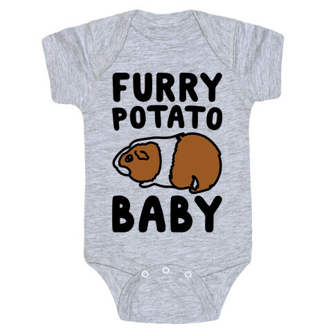 Furry Potato Baby Guinea Pig Parody Baby One-Piece