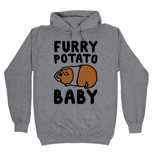 Furry Potato Baby Guinea Pig Parody Hooded Sweatshirt
