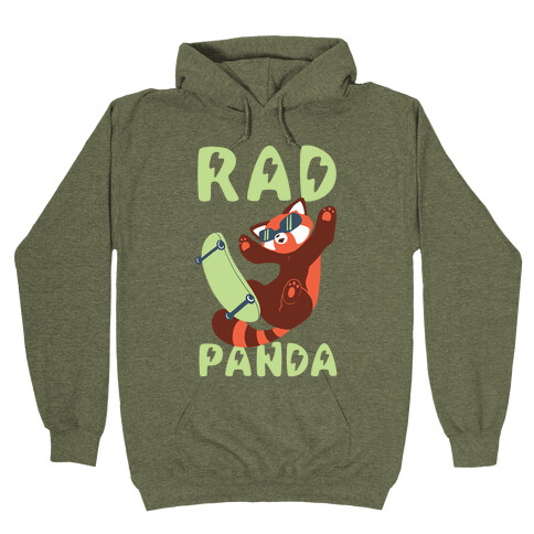 Red hot sale panda hoodies