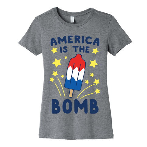 America is the Bomb - Pop Womens T-Shirt